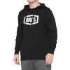 100%, ICON Hooded Sweatshirt, VUXEN, M, SVART