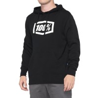 100%, ICON Hooded Sweatshirt, VUXEN, S, SVART